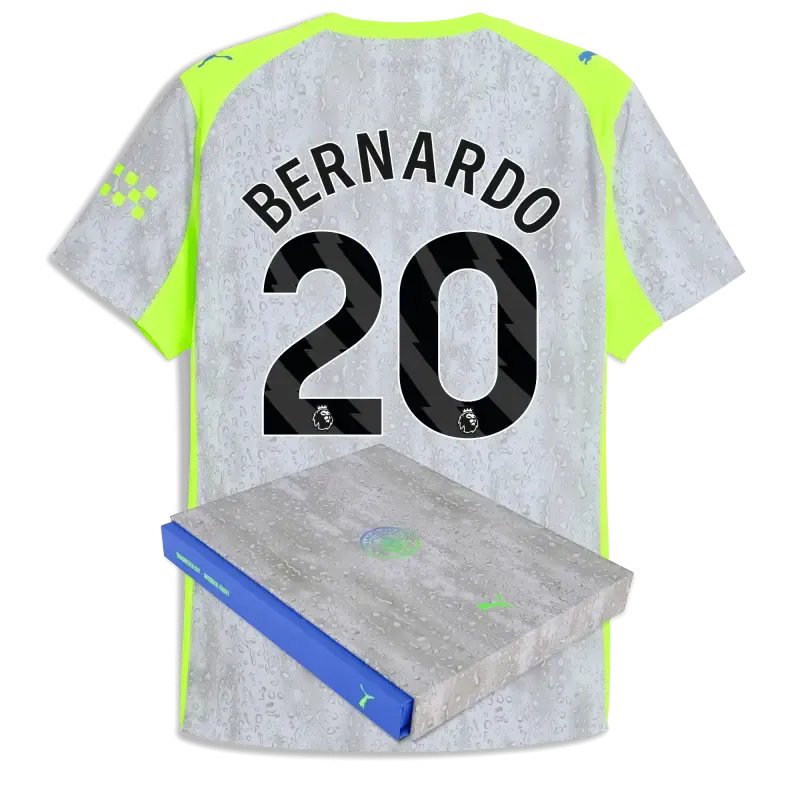 Manchester City Third Authentic Jersey 2025/26 With BERNARDO 20 Printing in Gift Box | Manchester City Shop Manchester City Third Authentic Jersey 2025/26 With BERNARDO 20 Printing in Gift Box | Manchester City Shop