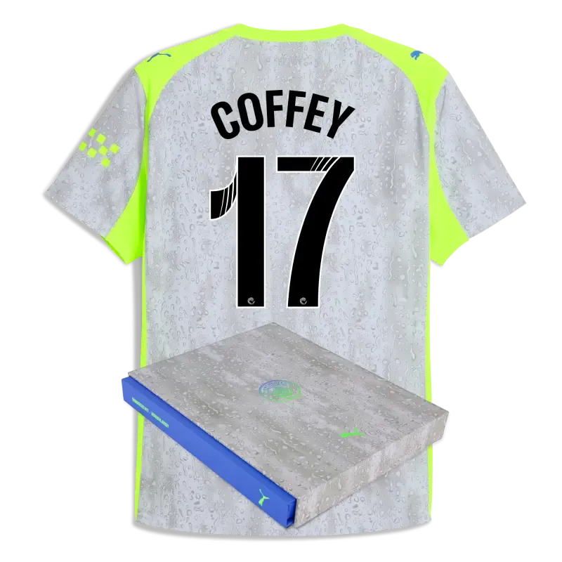 Manchester City Third Authentic Jersey 2025/26 With COFFEY 17 Printing in Gift Box | Manchester City Shop