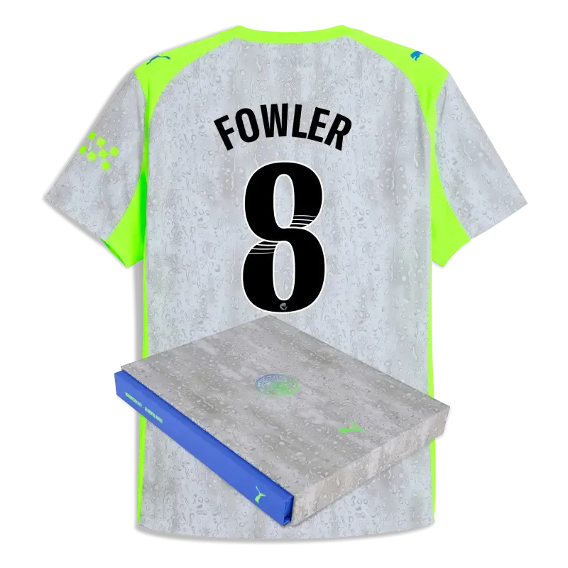Manchester City Third Authentic Jersey 2025/26 With FOWLER 8 Printing in Gift Box | Manchester City Shop