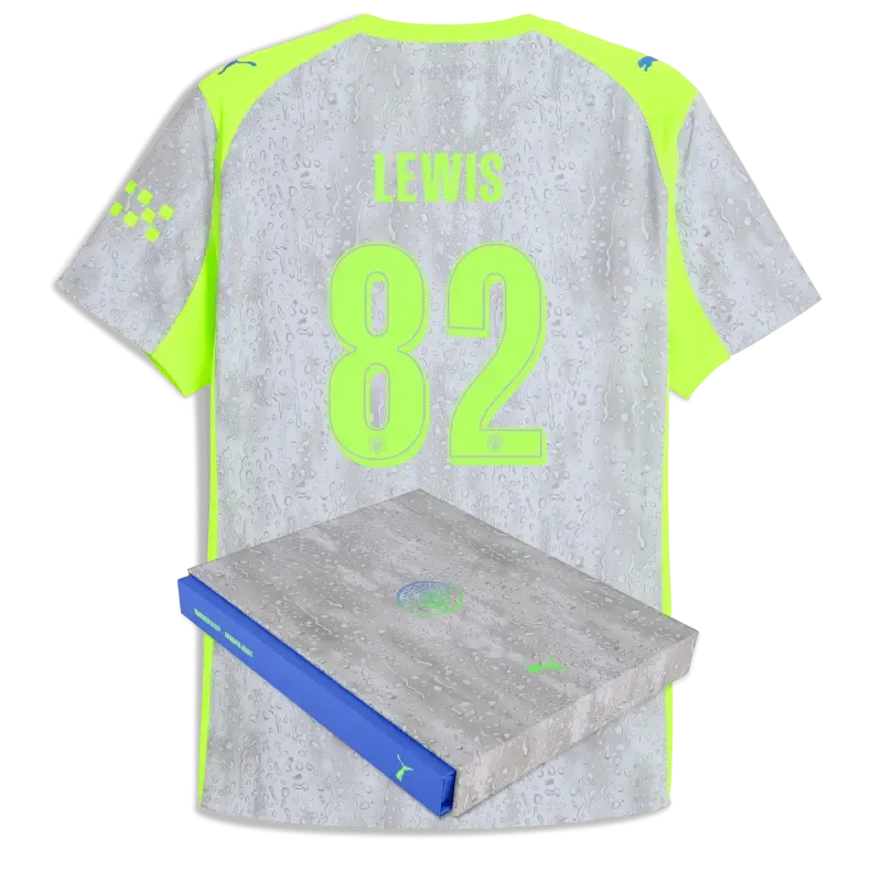 Manchester City Third Authentic Jersey 2025/26 With LEWIS 82 Printing in Gift Box | Manchester City Shop Manchester City Third Authentic Jersey 2025/26 With LEWIS 82 Printing in Gift Box | Manchester City Shop