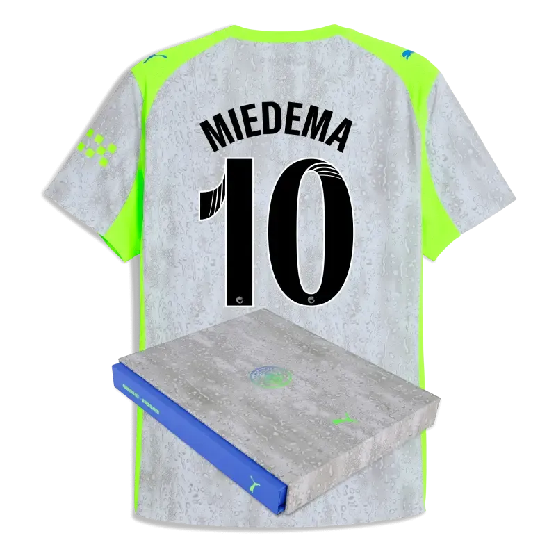 Manchester City Third Authentic Jersey 2025/26 With MIEDEMA 10  Printing in Gift Box | Manchester City Shop