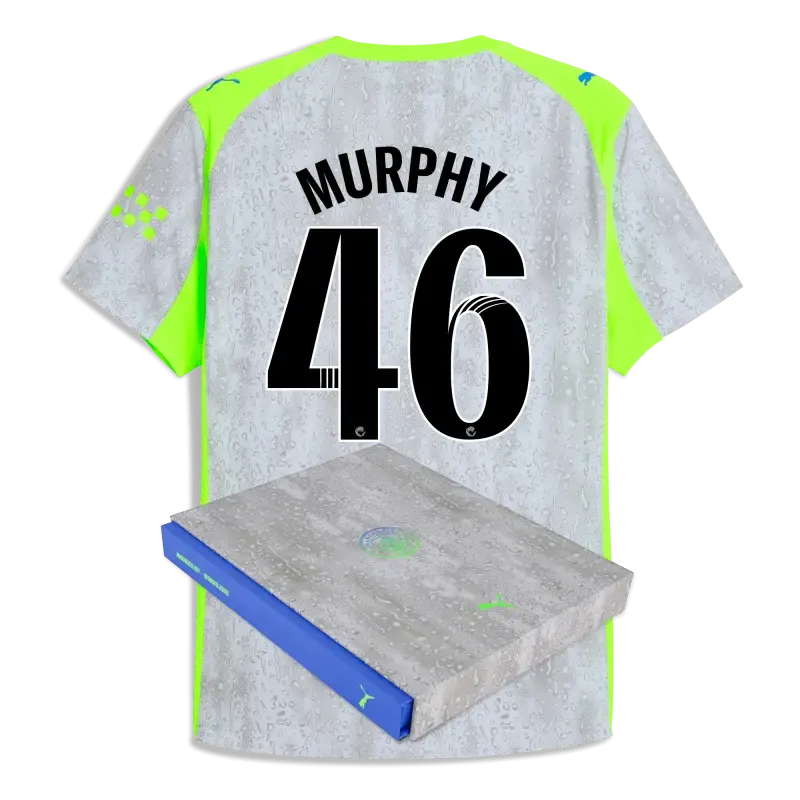 Manchester City Third Authentic Jersey 2025/26 With MURPHY 46 Printing in Gift Box | Manchester City Shop Manchester City Third Authentic Jersey 2025/26 With MURPHY 46 Printing in Gift Box | Manchester City Shop