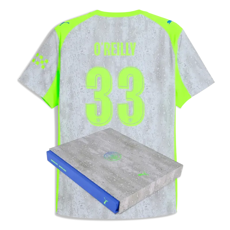 Manchester City Third Authentic Jersey 2025/26 With O’REILLY 33 Printing in Gift Box | Manchester City Shop