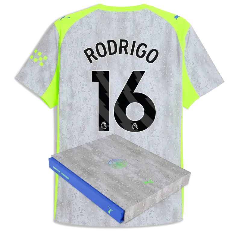 Manchester City Third Authentic Jersey 2025/26 With RODRIGO 16 Printing in Gift Box | Manchester City Shop Manchester City Third Authentic Jersey 2025/26 With RODRIGO 16 Printing in Gift Box | Manchester City Shop
