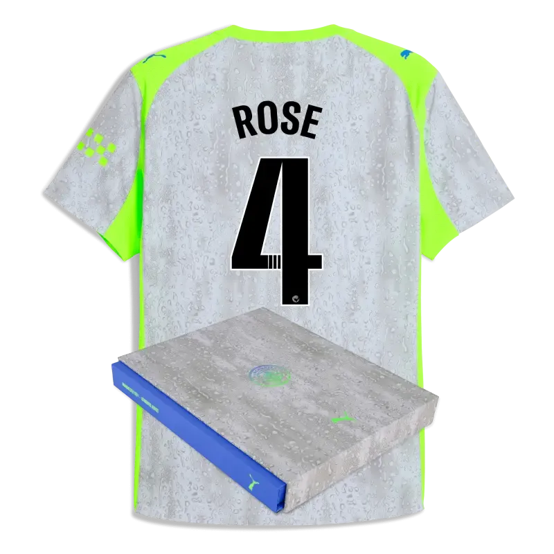 Manchester City Third Authentic Jersey 2025/26 With ROSE 4 Printing in Gift Box | Manchester City Shop