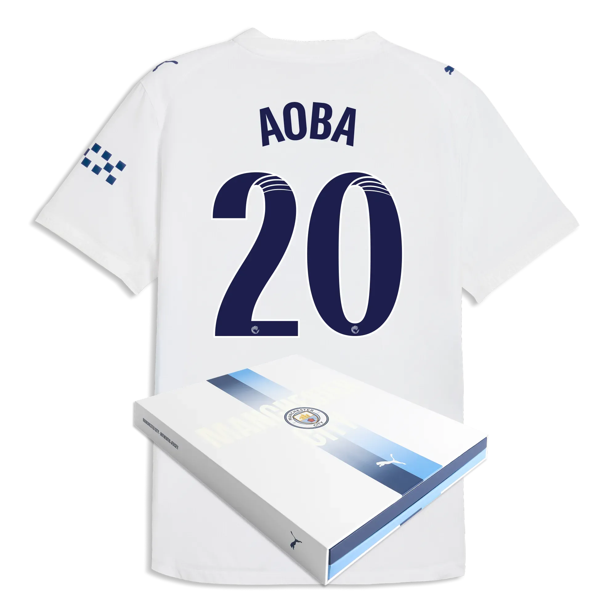 Manchester City Third Authentic Jersey 2026/27 With AOBA 20 Printing in Gift Box | Manchester City Shop