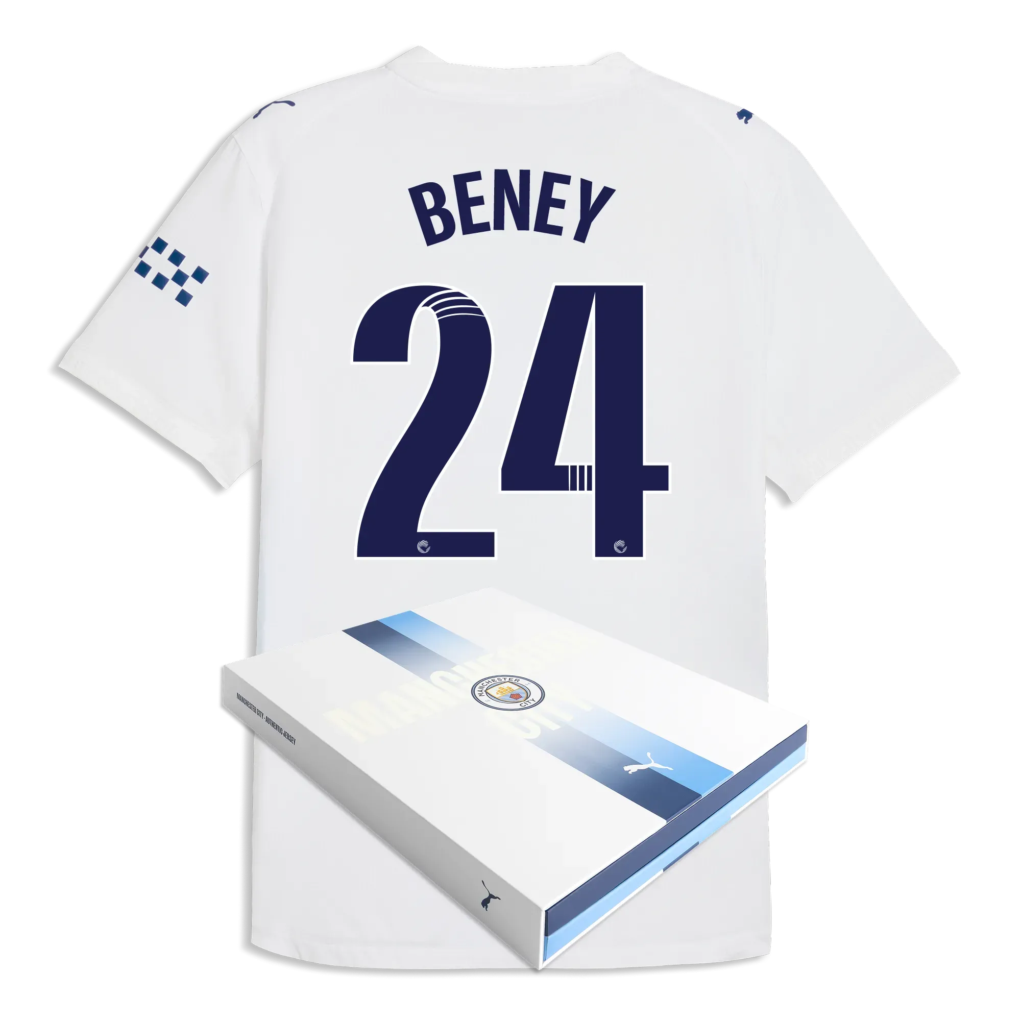 Manchester City Third Authentic Jersey 2026/27 With BENEY 24 Printing in Gift Box | Manchester City Shop