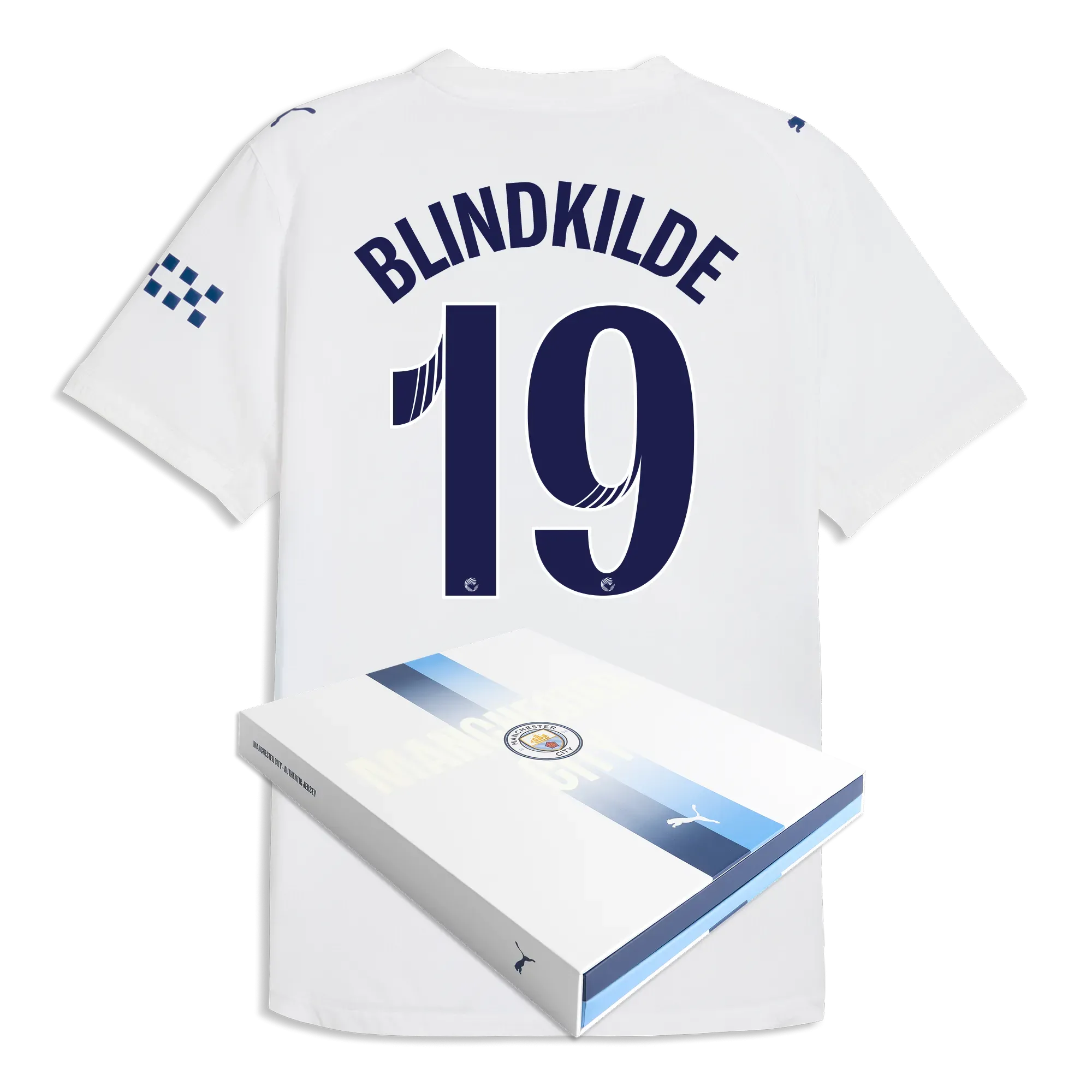 Manchester City Third Authentic Jersey 2026/27 With BLINDKILDE 19 Printing in Gift Box | Manchester City Shop