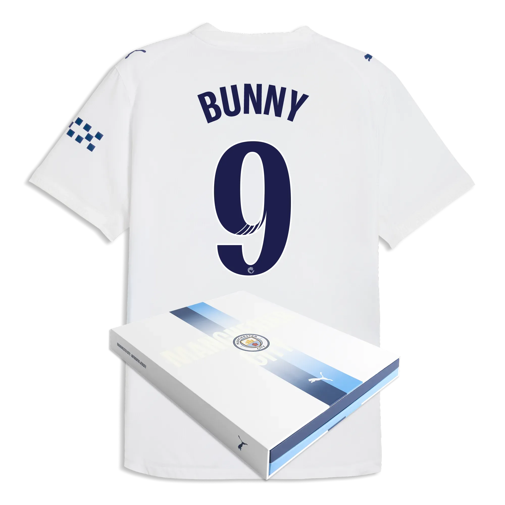 Manchester City Third Authentic Jersey 2026/27 With BUNNY 9 Printing in Gift Box | Manchester City Shop