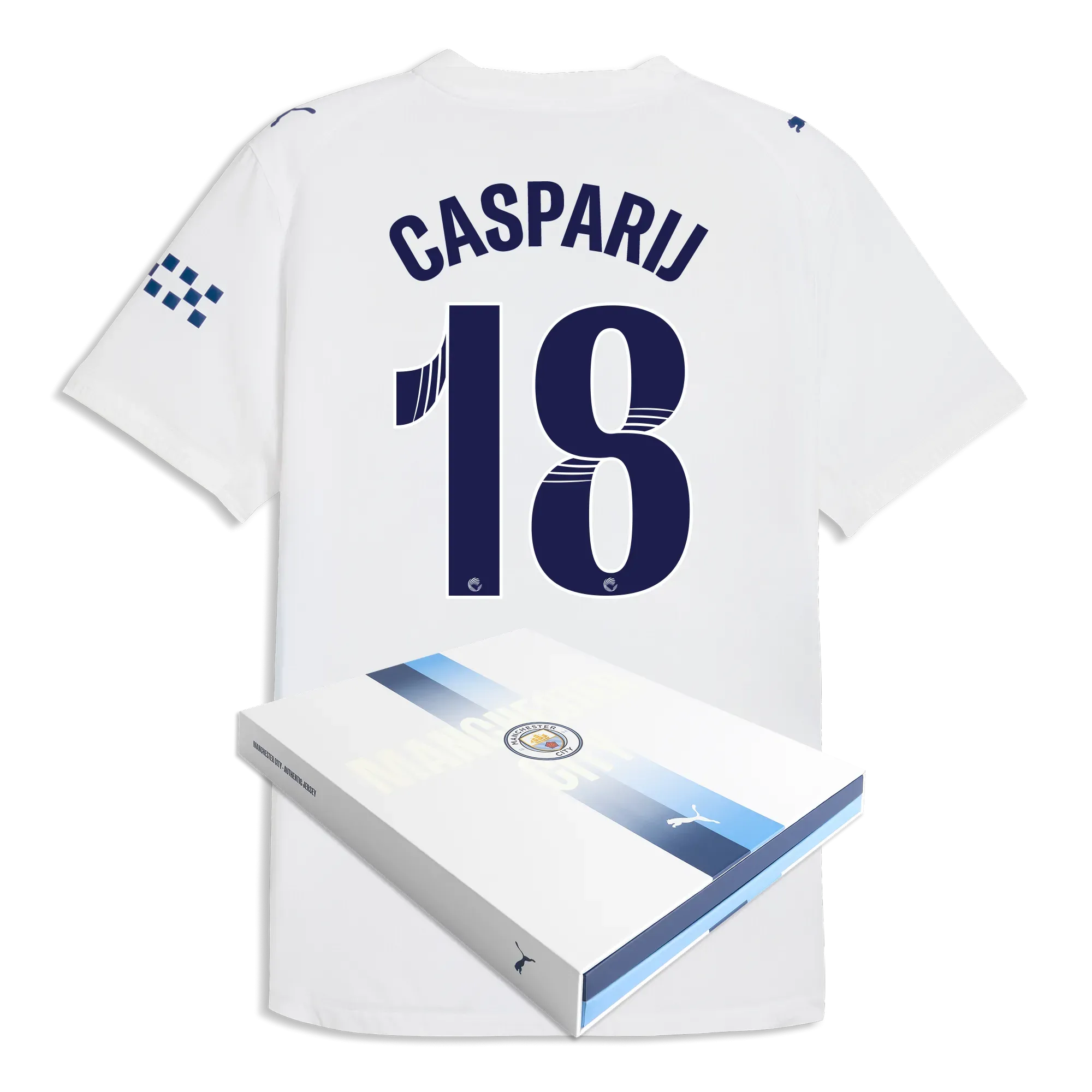 Manchester City Third Authentic Jersey 2026/27 With CASPARIJ 18 Printing in Gift Box | Manchester City Shop