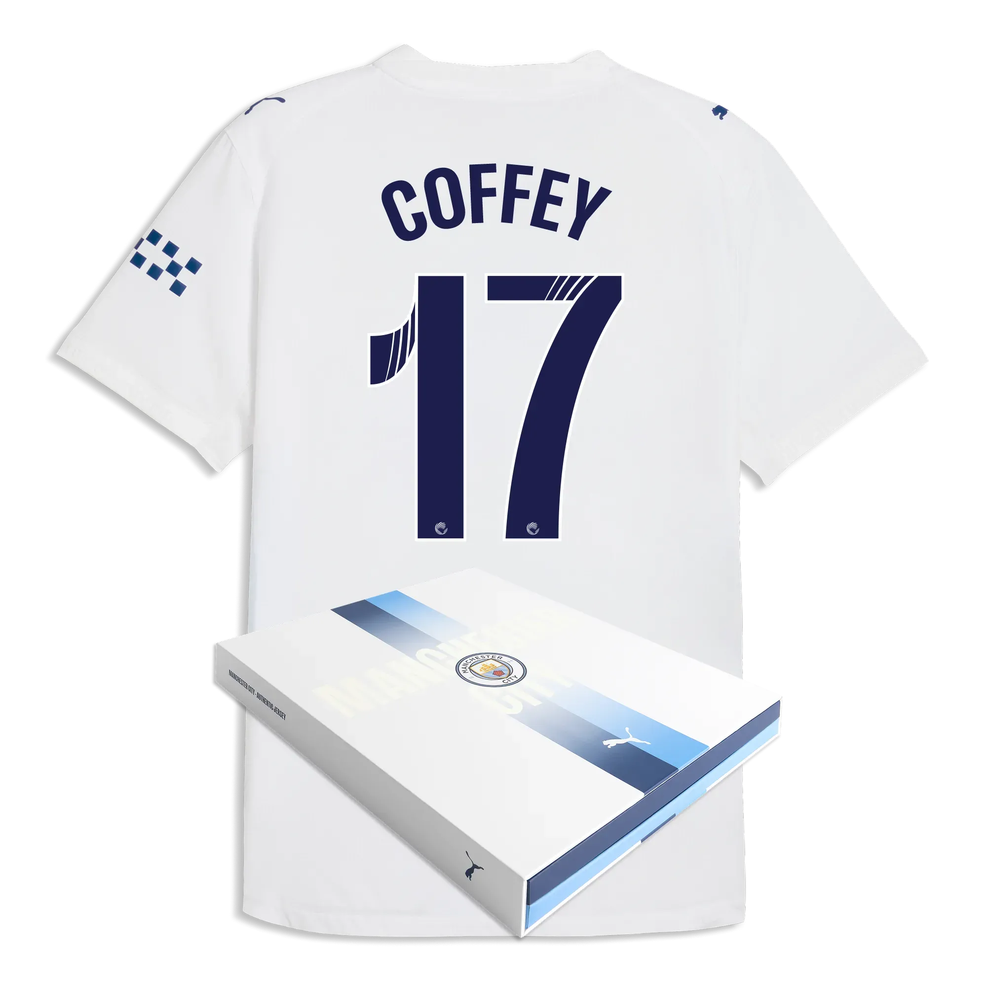 Manchester City Third Authentic Jersey 2026/27 With COFFEY 17 Printing in Gift Box | Manchester City Shop