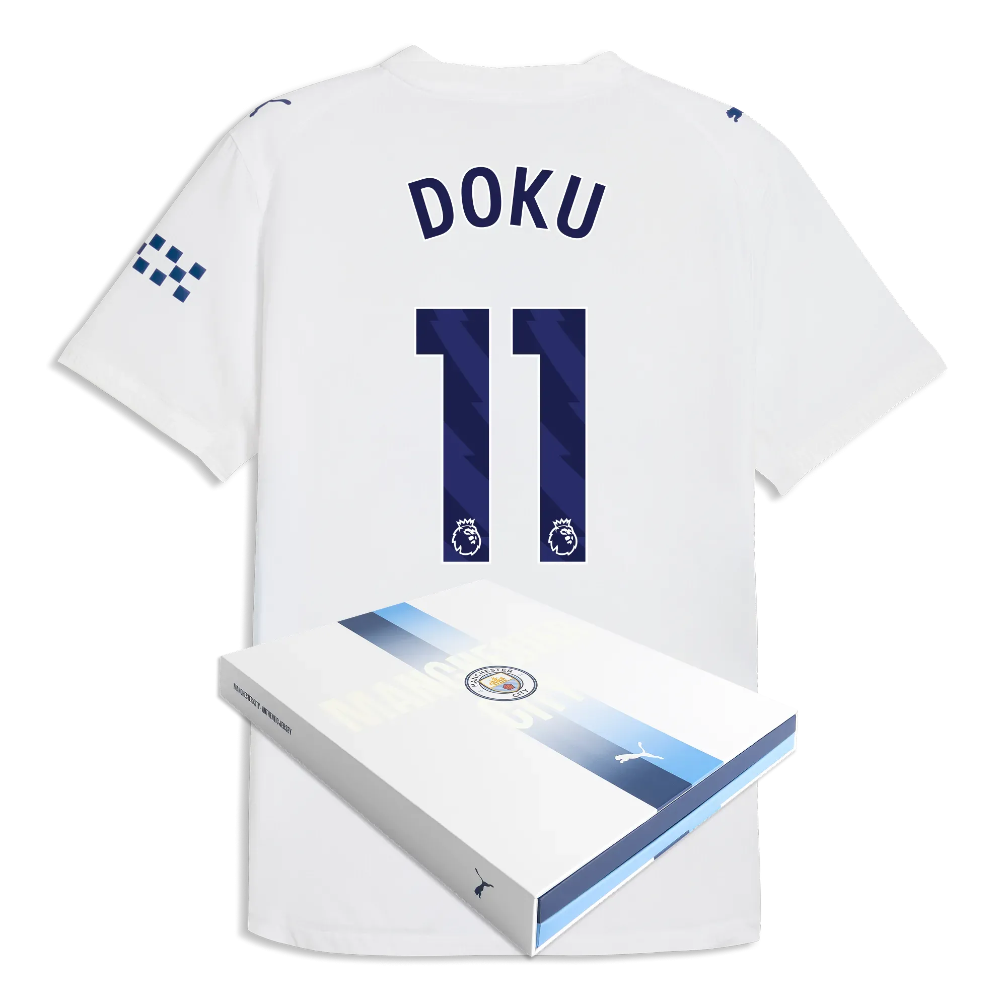 Manchester City Third Authentic Jersey 2026/27 With DOKU 11 Printing in Gift Box | Manchester City Shop Manchester City Third Authentic Jersey 2026/27 With DOKU 11 Printing in Gift Box | Manchester City Shop