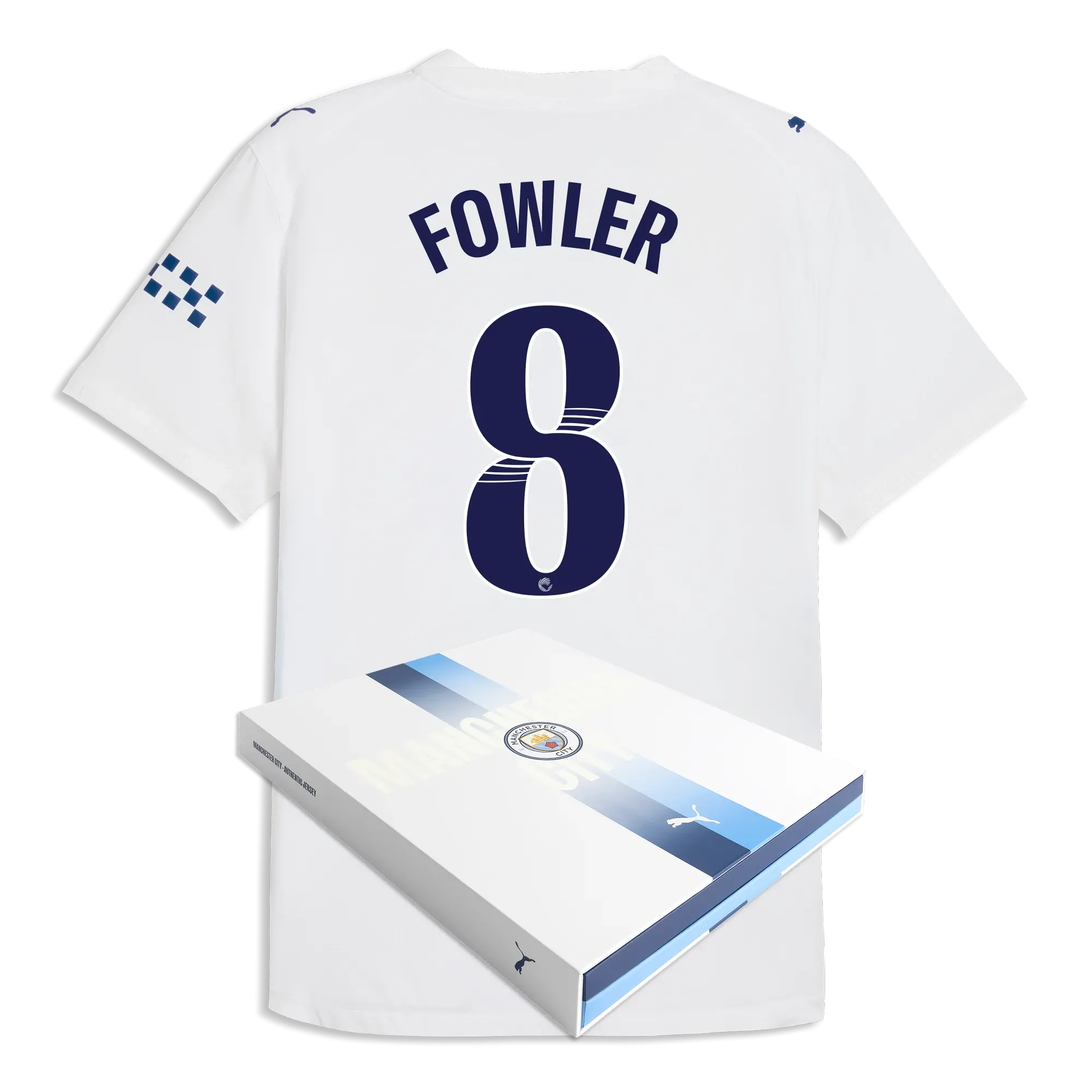 Manchester City Third Authentic Jersey 2026/27 With FOWLER 8 Printing in Gift Box | Manchester City Shop