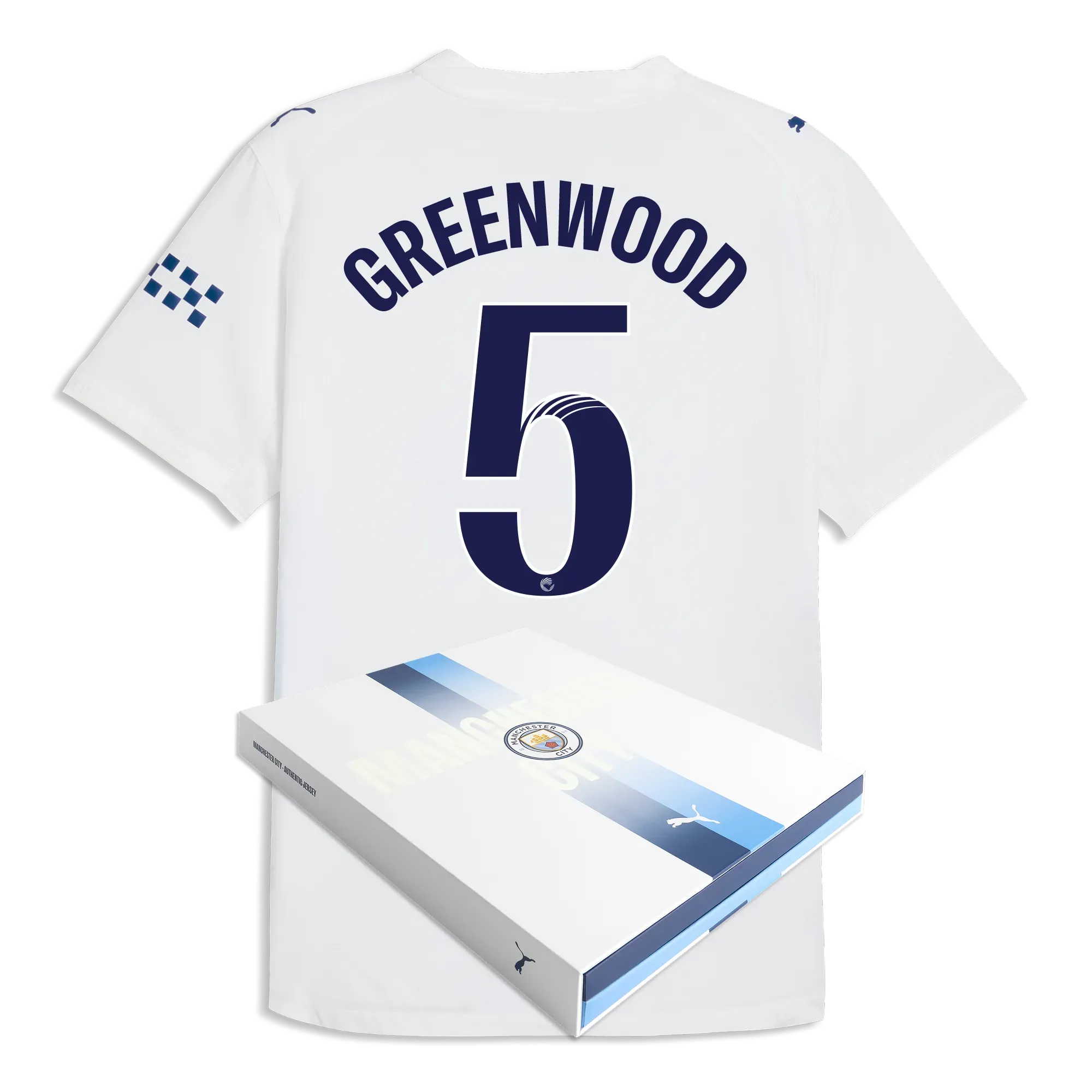 Manchester City Third Authentic Jersey 2026/27 With GREENWOOD 5 Printing in Gift Box | Manchester City Shop