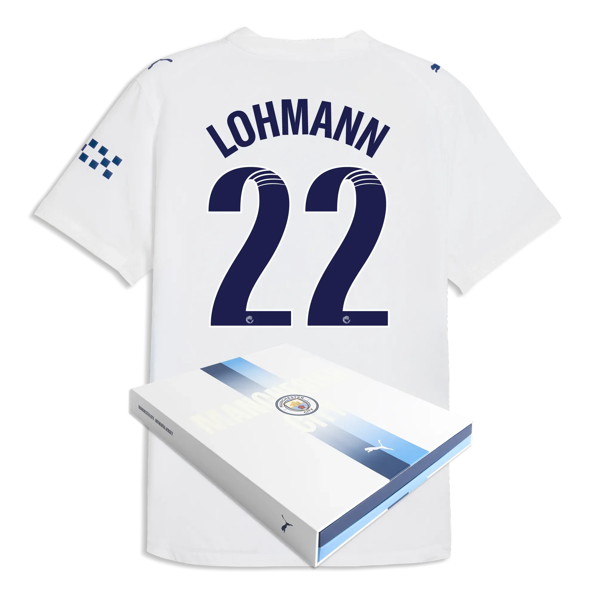 Manchester City Third Authentic Jersey 2026/27 With LOHMANN 22 Printing in Gift Box | Manchester City Shop