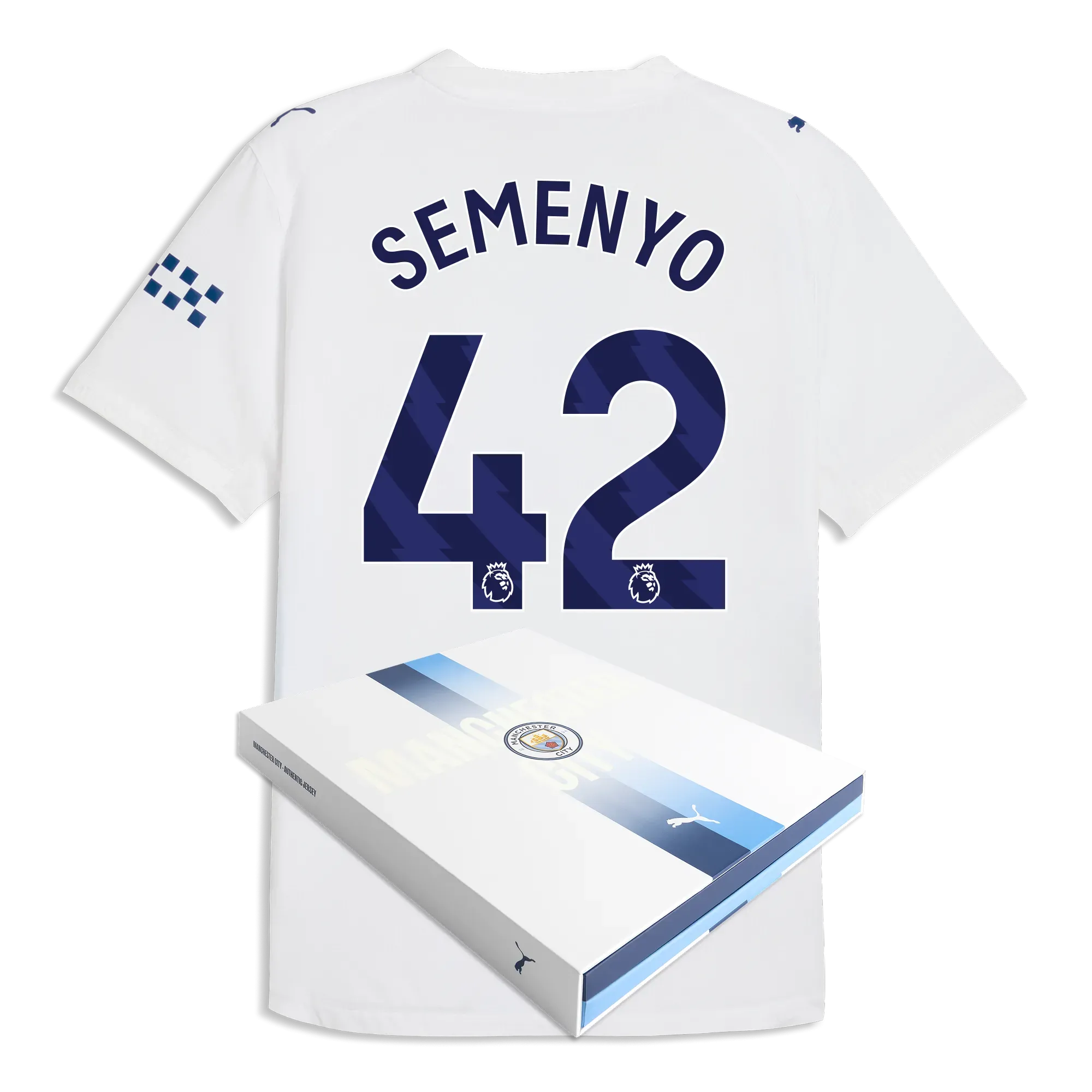 Manchester City Third Authentic Jersey 2026/27 With SEMENYO 42 Printing in Gift Box | Manchester City Shop