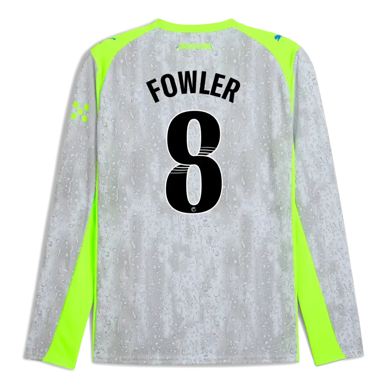 Manchester City Third Jersey 2025/26 Long Sleeve With FOWLER 8 Printing | Manchester City Shop