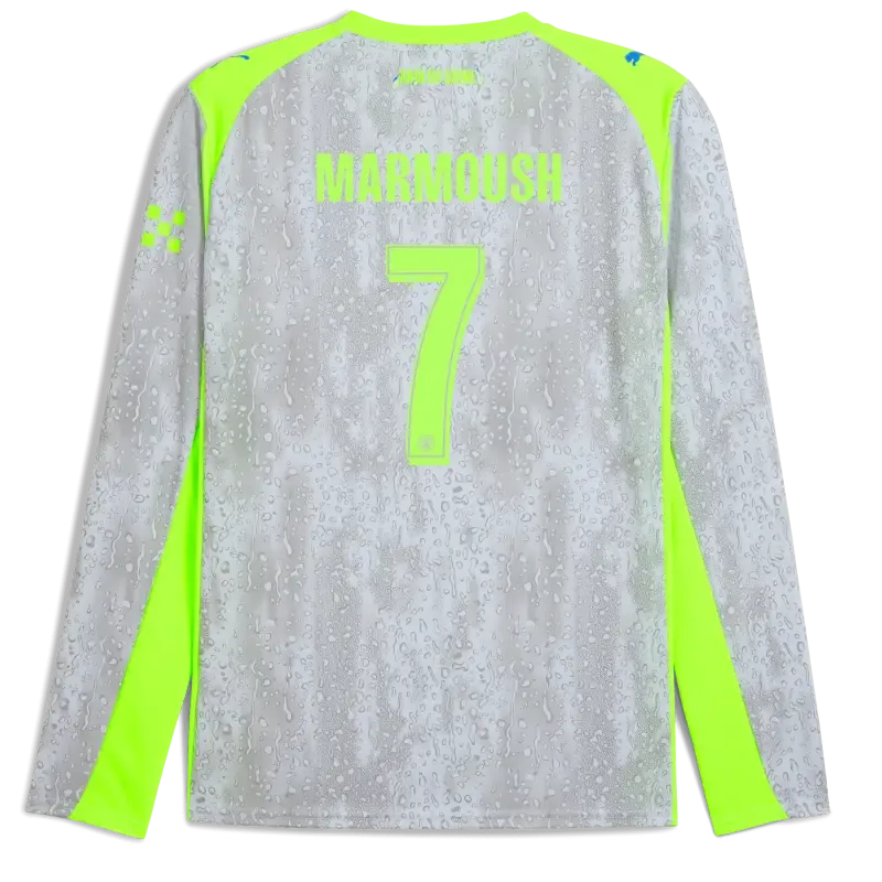 Manchester City Third Jersey 2025/26 Long Sleeve With MARMOUSH 7 Printing | Manchester City Shop Manchester City Third Jersey 2025/26 Long Sleeve With MARMOUSH 7 Printing | Manchester City Shop
