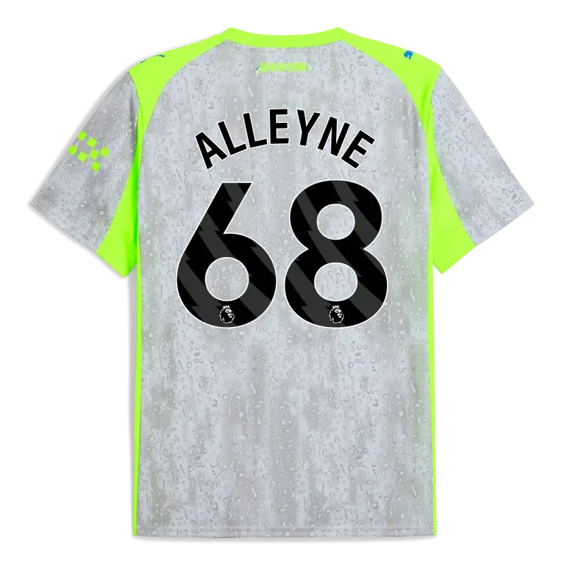Manchester City Third Jersey 2025/26 With ALLEYNE 68 Printing | Manchester City Shop Manchester City Third Jersey 2025/26 With ALLEYNE 68 Printing | Manchester City Shop