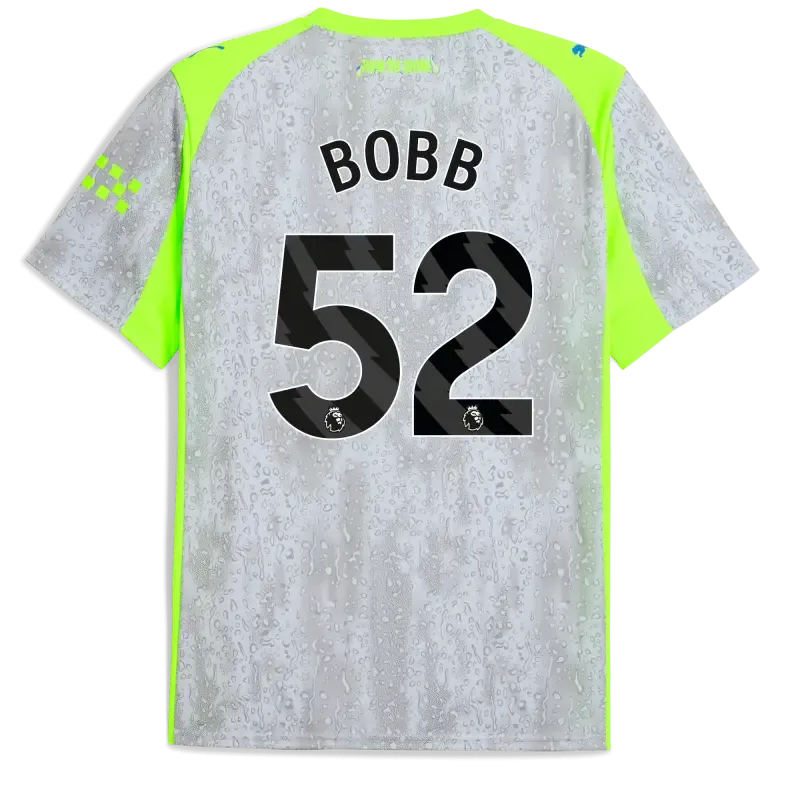 Manchester City Third Jersey 2025/26 With BOBB 52 Printing | Manchester City Shop Manchester City Third Jersey 2025/26 With BOBB 52 Printing | Manchester City Shop