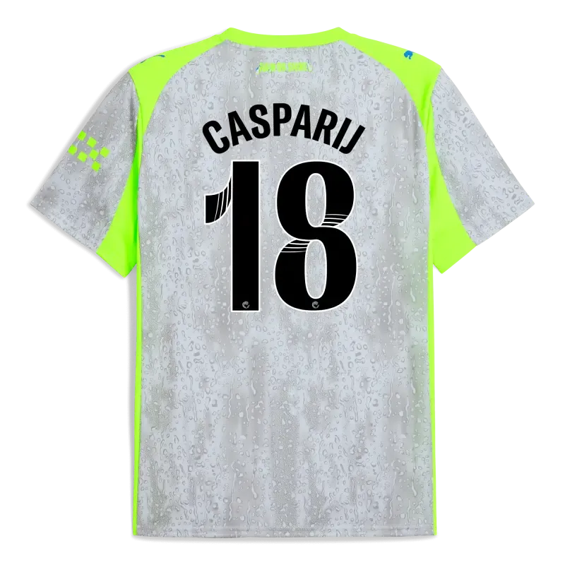 Manchester City Third Jersey 2025/26 With CASPARIJ 18 Printing | Manchester City Shop
