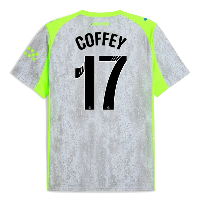 Manchester City Third Jersey 2025/26 With COFFEY 17 Printing | Manchester City Shop