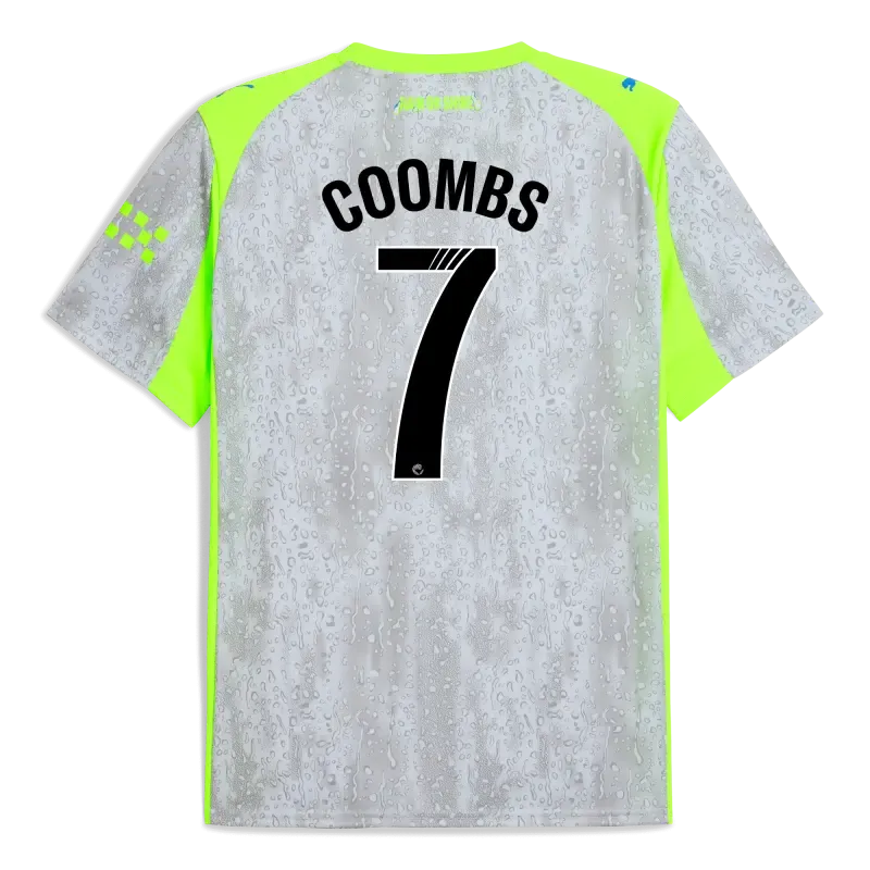Manchester City Third Jersey 2025/26 With COOMBS 7 Printing | Manchester City Shop Manchester City Third Jersey 2025/26 With COOMBS 7 Printing | Manchester City Shop