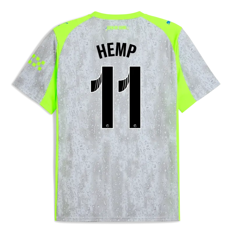 Manchester City Third Jersey 2025/26 With HEMP 11 Printing | Manchester City Shop