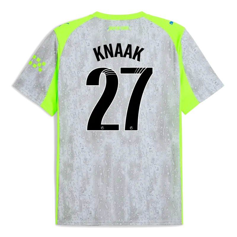 Manchester City Third Jersey 2025/26 With KNAAK 27 Printing | Manchester City Shop