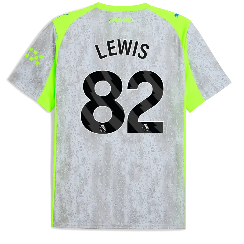 Manchester City Third Jersey 2025/26 With LEWIS 82 Printing | Manchester City Shop Manchester City Third Jersey 2025/26 With LEWIS 82 Printing | Manchester City Shop