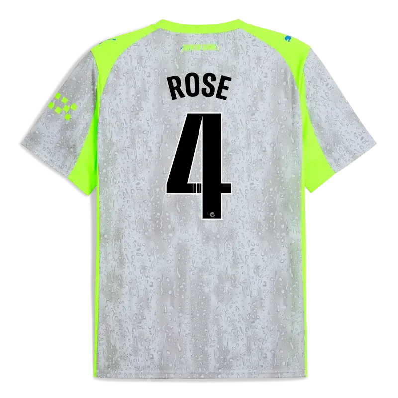 Manchester City Third Jersey 2025/26 With ROSE 4 Printing | Manchester City Shop