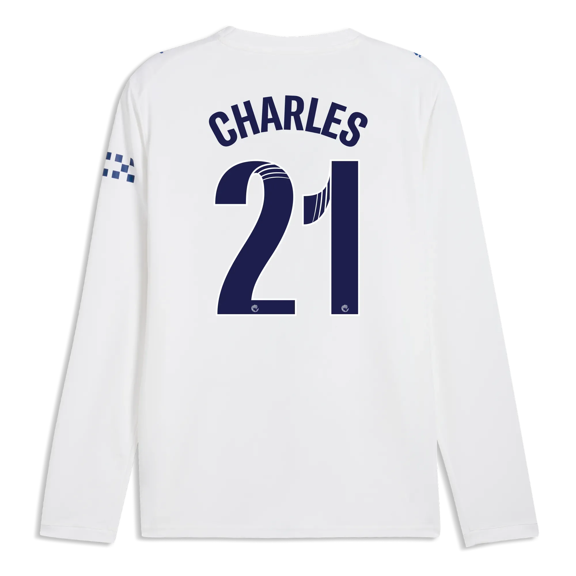 Manchester City Third Jersey 2026/27 Long Sleeve With CHARLES 21 Printing | Manchester City Shop