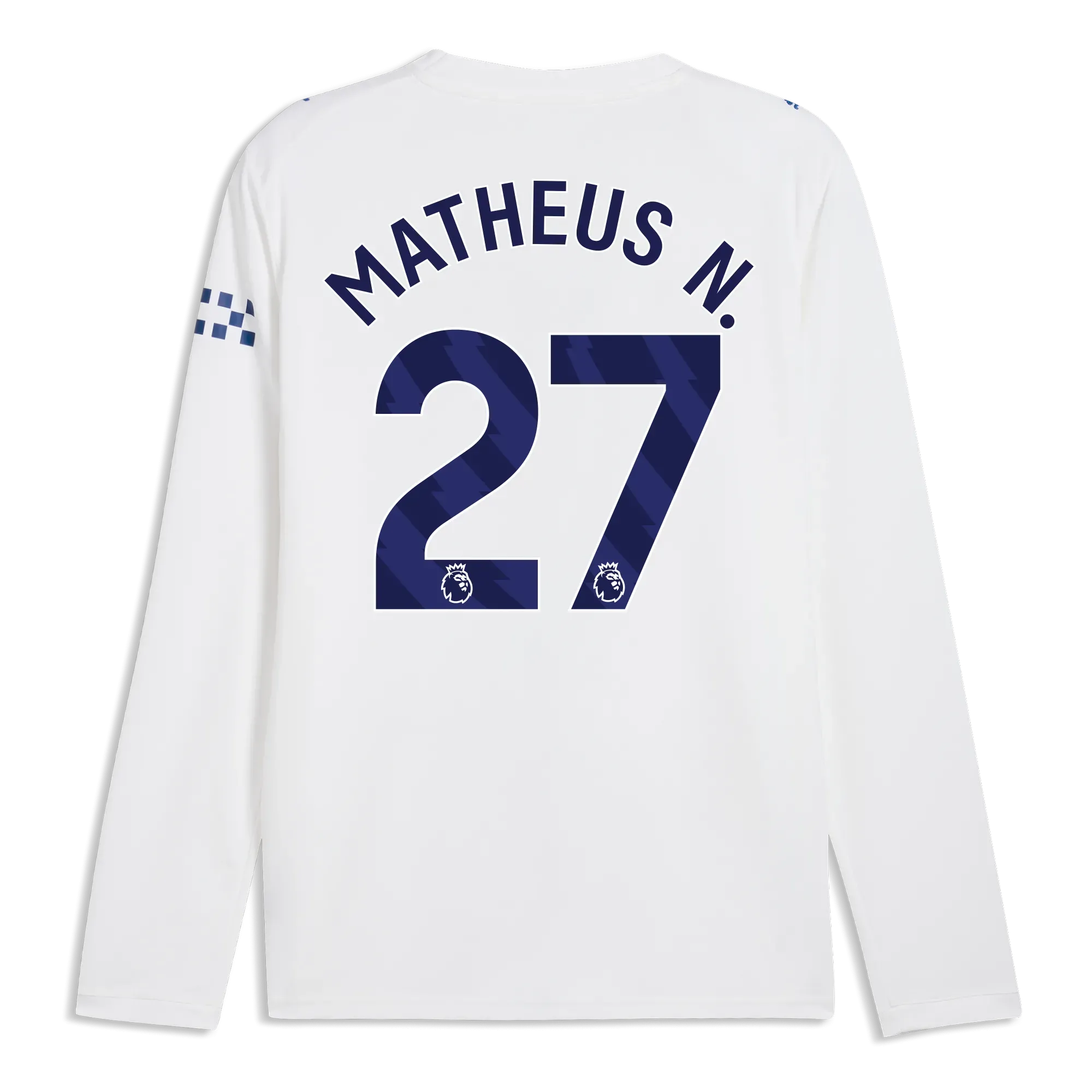 Manchester City Third Jersey 2026/27 Long Sleeve With MATHEUS N. 27 Printing | Manchester City Shop Manchester City Third Jersey 2026/27 Long Sleeve With MATHEUS N. 27 Printing | Manchester City Shop