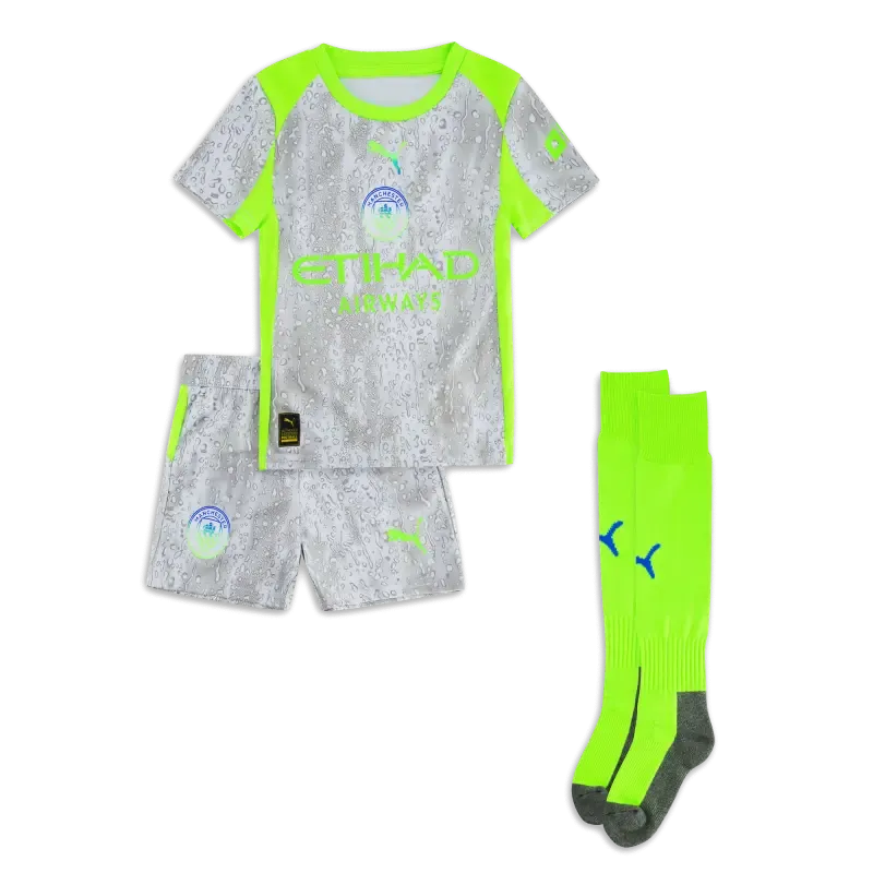 Manchester City Third Mini Kit 2025/26 With Custom Printing | Manchester City Shop