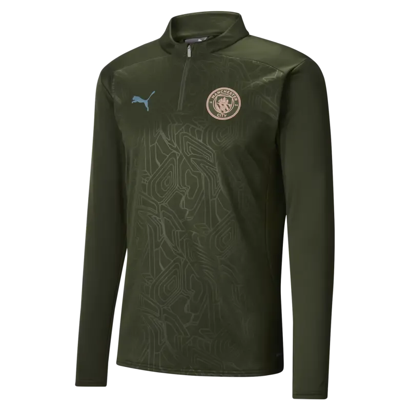 Manchester City Training 1/4 Zip Hybrid Top | Manchester City Shop