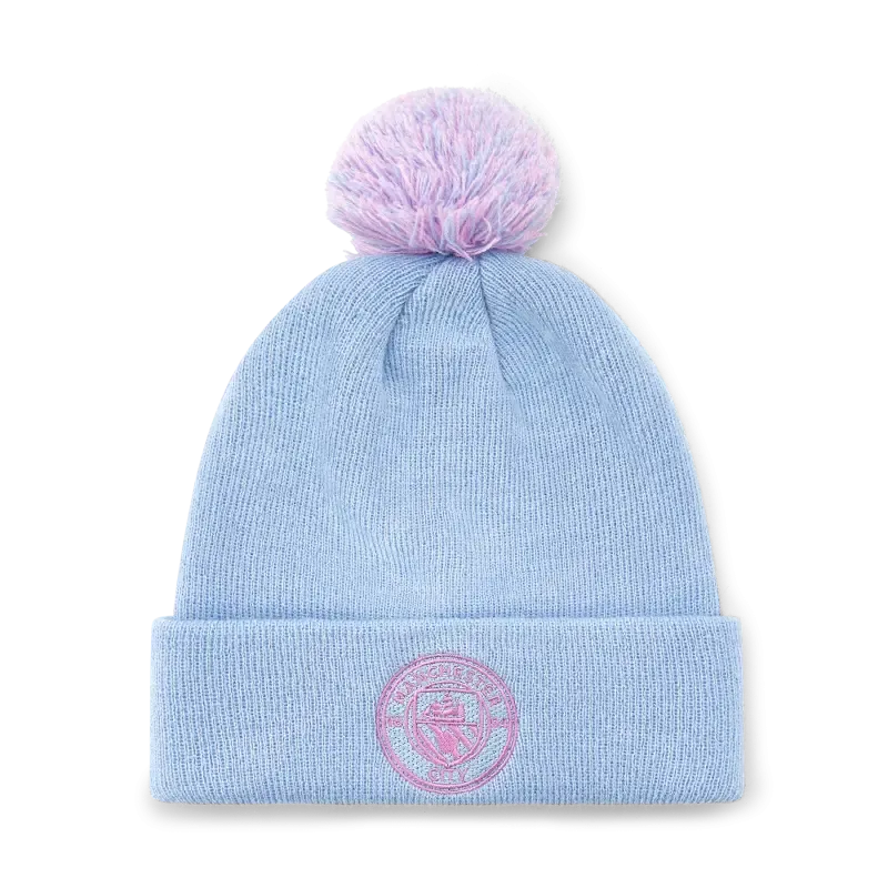 Manchester City Womens Team Bobble Hat | Manchester City Shop