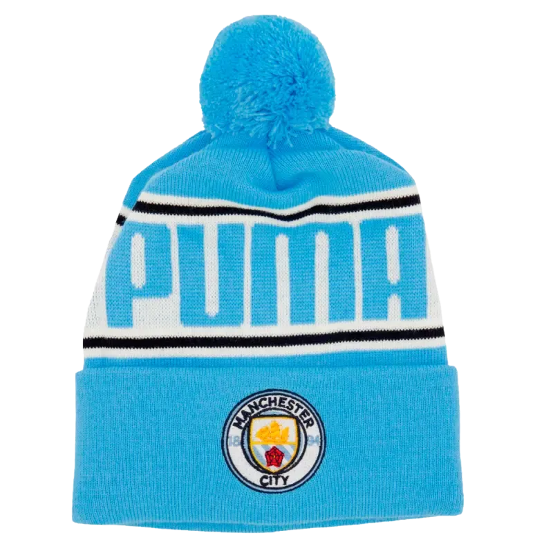 Manchester City X PUMA Bobble Bronx Beanie | Manchester City Shop