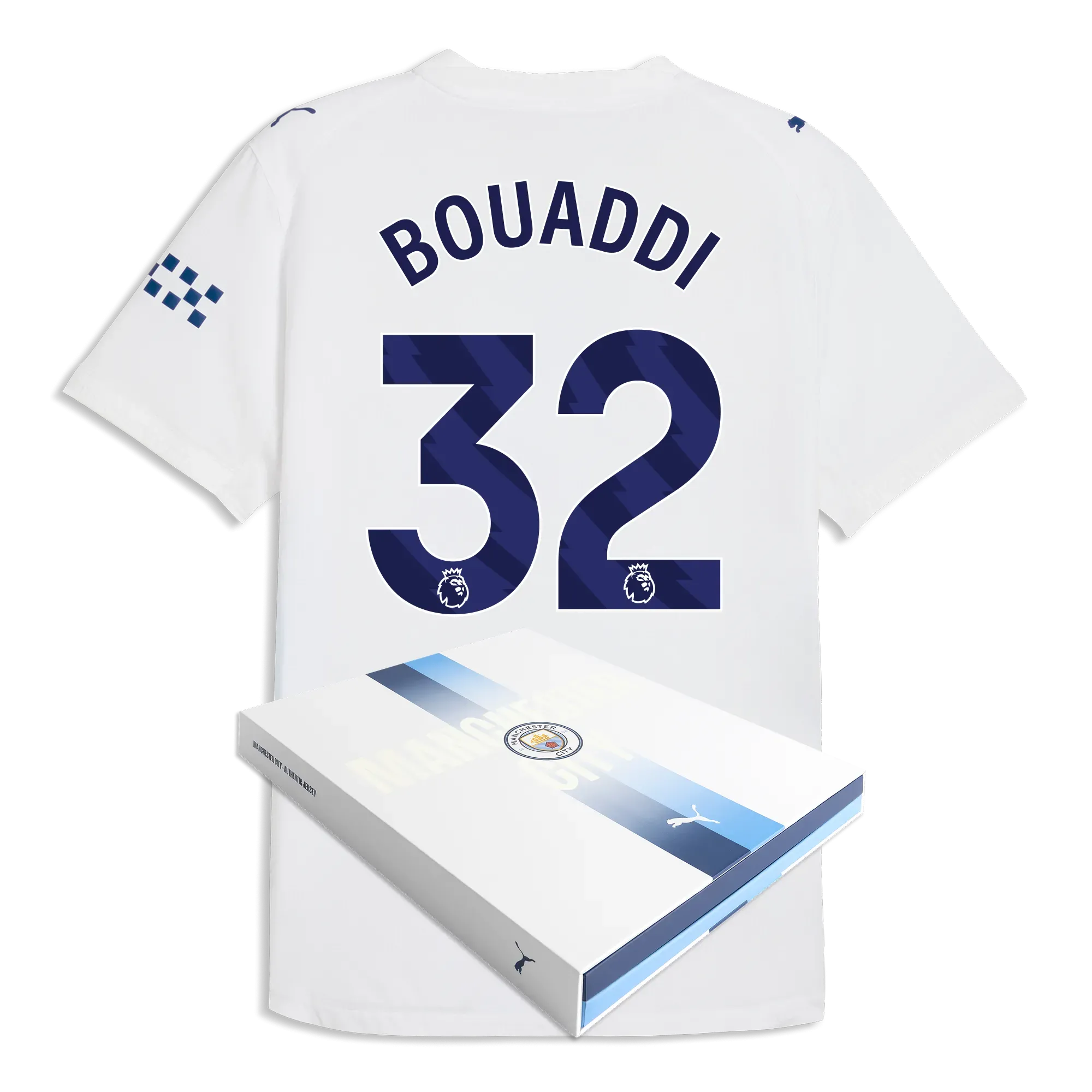 Manchester CityThird Authentic Jersey 2026/27 With BOUADDI 32 Printing in Gift Box | Manchester City Shop