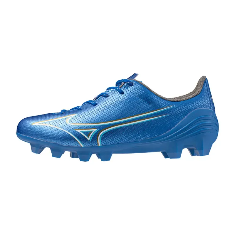 Mizuno MIZUNO ALPHA SELECT JR Laser Blue/White/Gold | Manchester City Shop