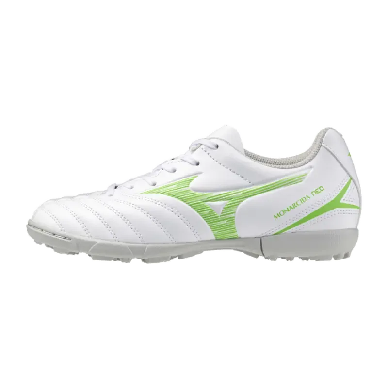 Mizuno MONARCIDA NEO III SELECT JR AS White/Neon Green | Manchester City Shop
