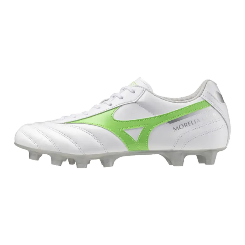 Mizuno MORELIA II CLUB White/Neon Green/Galaxy Silver | Manchester City Shop