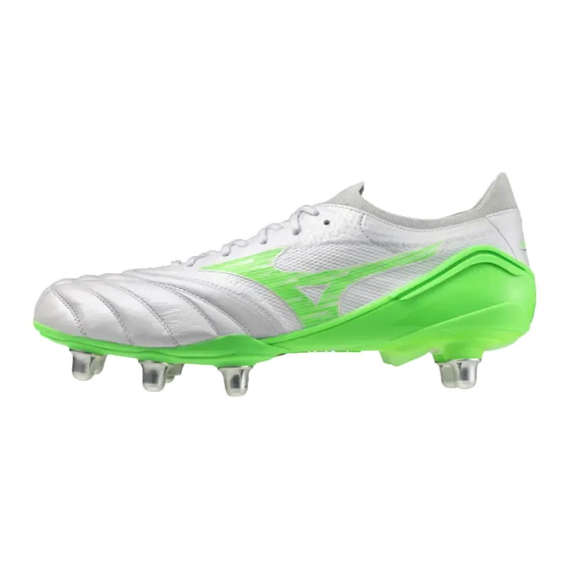 Mizuno MORELIA NEO IV BETA ELITE SI White/Neon Green/Cool Gray 3C | Manchester City Shop