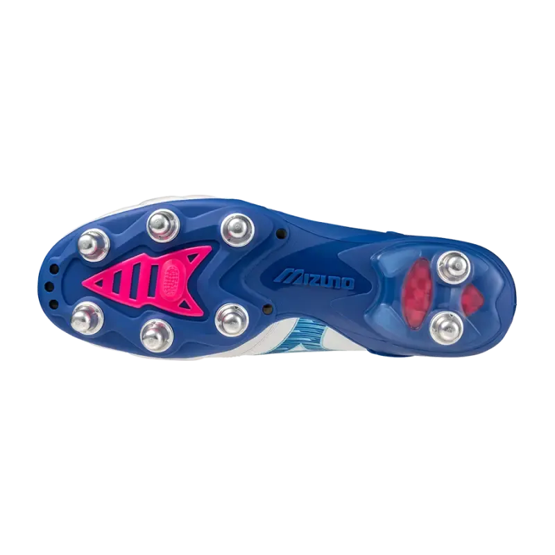 Mizuno MORELIA NEO IV BETA ELITE SI White/Tanager Turquoise/Pink Tetra | Manchester City Shop