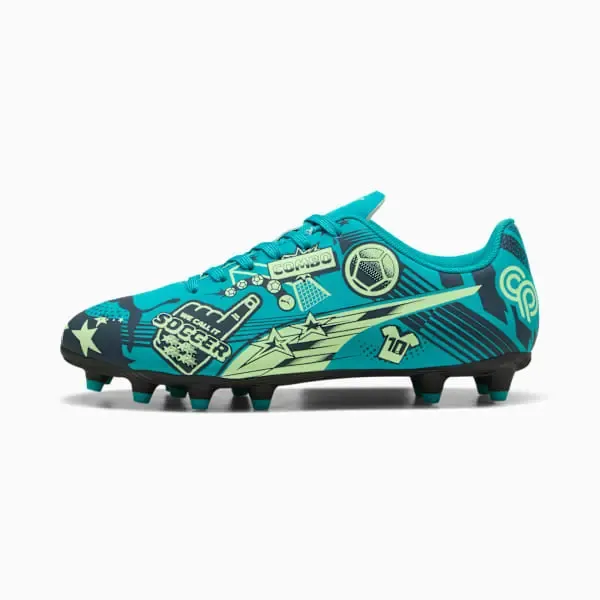 Puma Christian Pulisic x Ultra Legacy FG/AG Big Kid ‘Allover Print – Deep Aqua’ | Manchester City Shop