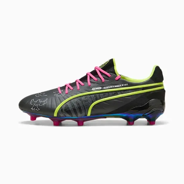 Puma King Ultimate FG/AG KidSuper Black Electric Lime | Manchester City Shop Puma King Ultimate FG/AG KidSuper Black Electric Lime | Manchester City Shop