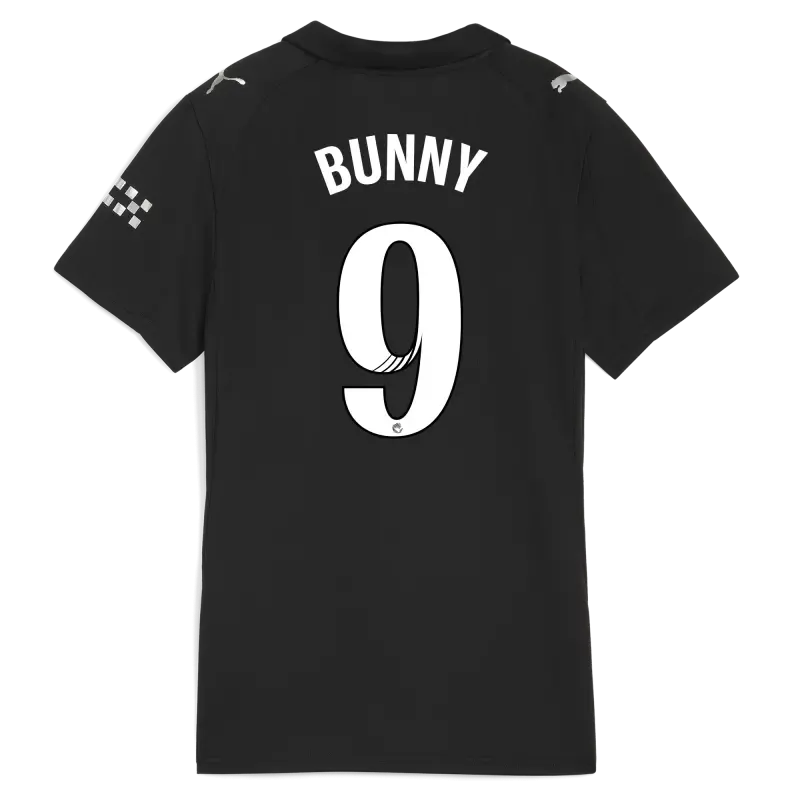 Women’s Manchester City Away Jersey 2025/26 With BUNNY 9 Printing | Manchester City Shop