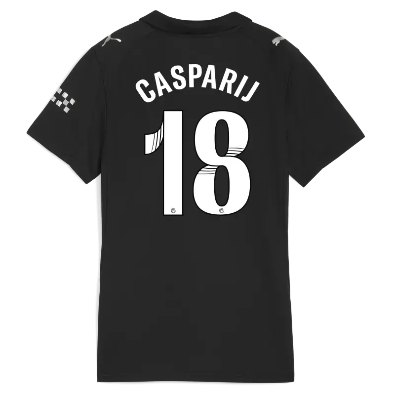 Women’s Manchester City Away Jersey 2025/26 With CASPARIJ 18 Printing | Manchester City Shop
