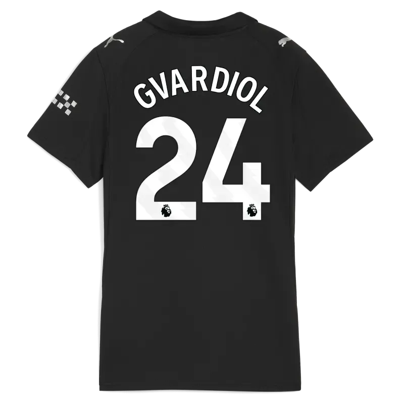 Women’s Manchester City Away Jersey 2025/26 With GVARDIOL 24 Printing | Manchester City Shop Women’s Manchester City Away Jersey 2025/26 With GVARDIOL 24 Printing | Manchester City Shop