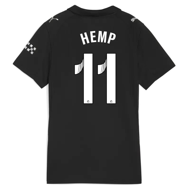Women’s Manchester City Away Jersey 2025/26 With HEMP 11 Printing | Manchester City Shop