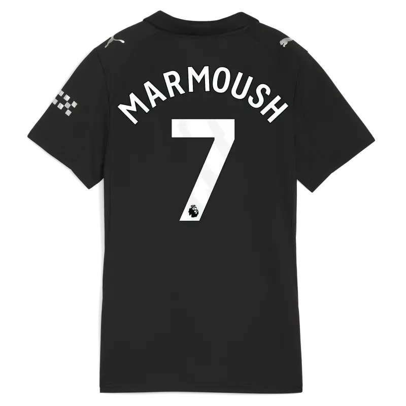 Women’s Manchester City Away Jersey 2025/26 With MARMOUSH 7 Printing | Manchester City Shop Women’s Manchester City Away Jersey 2025/26 With MARMOUSH 7 Printing | Manchester City Shop